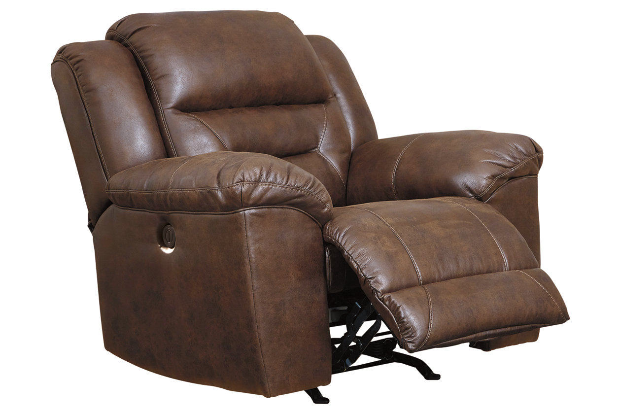 Stoneland Chocolate Power Recliner - 3990498 - Luna Furniture - Dallas Store