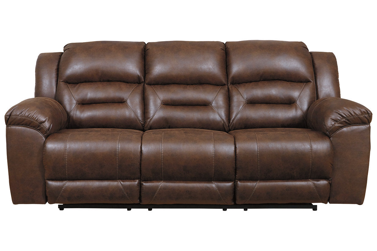 Stoneland Chocolate Power Reclining Sofa - 3990487 - Luna Furniture - Dallas Store