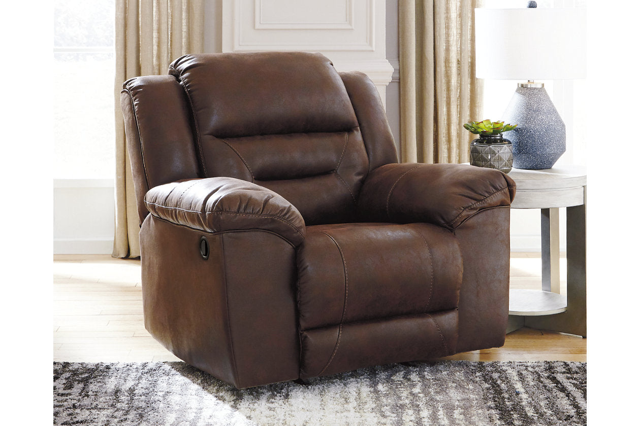 Stoneland Chocolate Recliner - 3990425 - Luna Furniture - Dallas Store