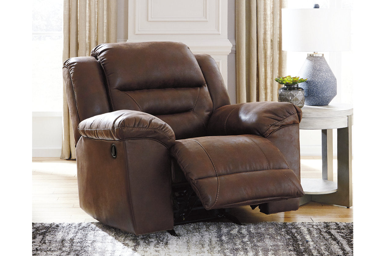 Stoneland Chocolate Recliner - 3990425 - Luna Furniture - Dallas Store