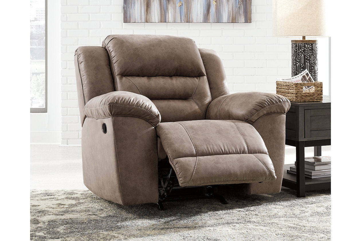 Stoneland Fossil Recliner - 3990525 - Luna Furniture - Dallas Store