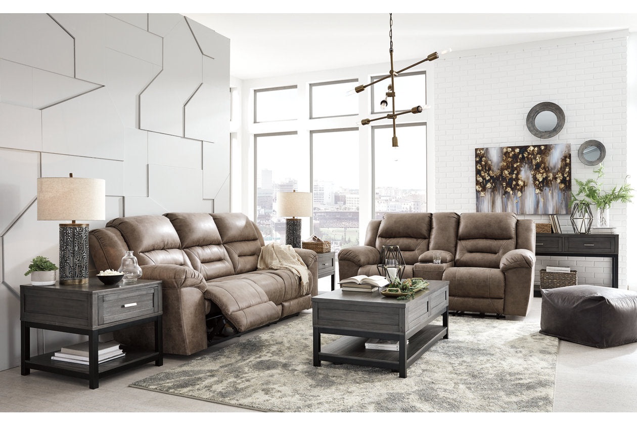 Stoneland Fossil Reclining Sofa - 3990588 - Luna Furniture - Dallas Store