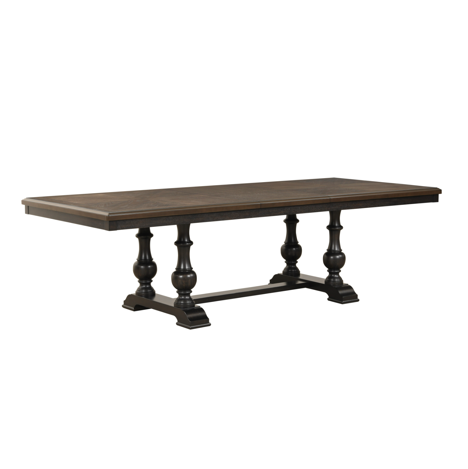 Stonington Brown Extendable Dining Table - SET | 5703-104 | 5703-104B - Luna Furniture - Dallas Store
