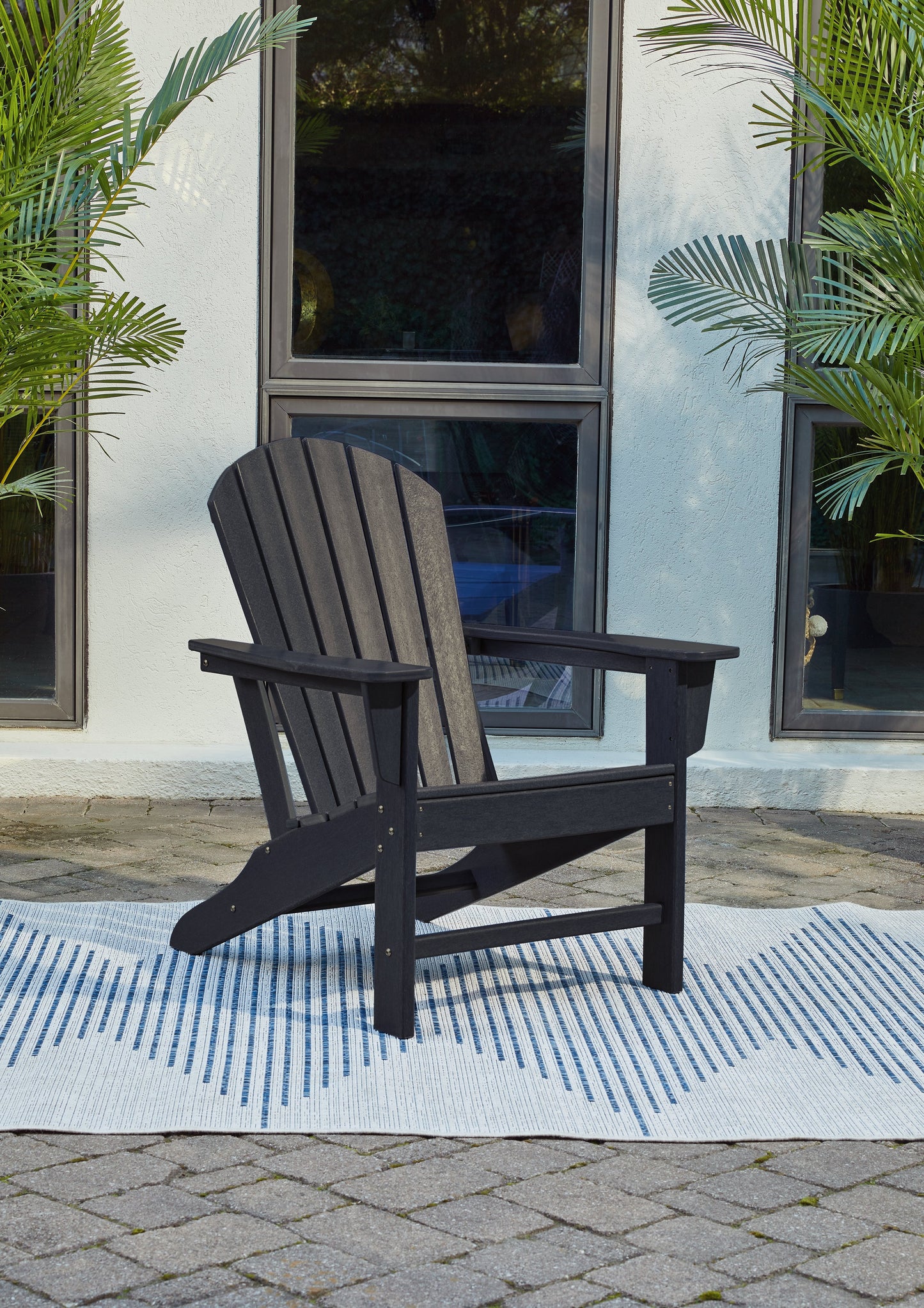 Sundown Treasure Black Adirondack Chair - P008-898 - Luna Furniture - Dallas Store