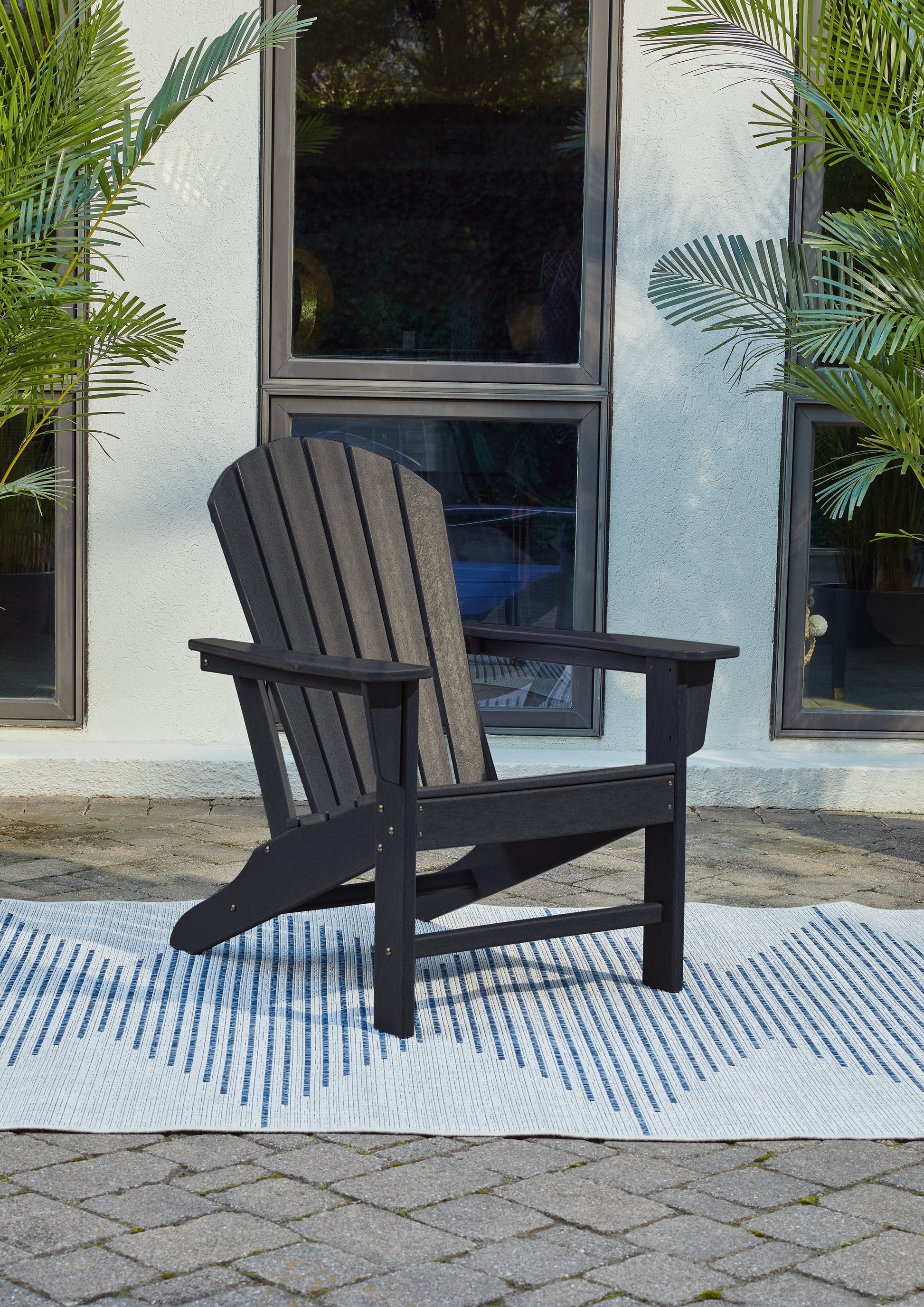 Sundown Treasure Black Adirondack Chair - P008-898 - Luna Furniture - Dallas Store