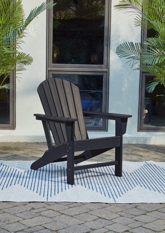 Sundown Treasure Black Adirondack Chair - P008-898 - Luna Furniture - Dallas Store