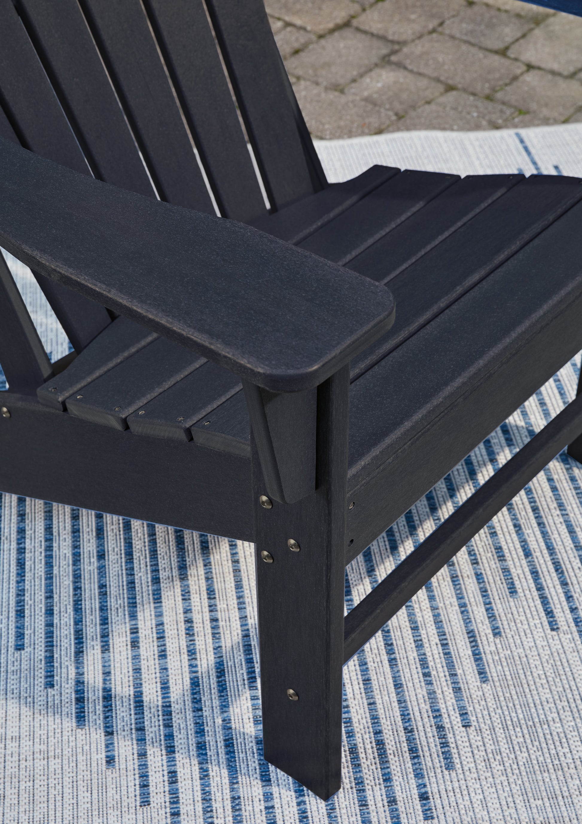 Sundown Treasure Black Adirondack Chair - P008-898 - Luna Furniture - Dallas Store