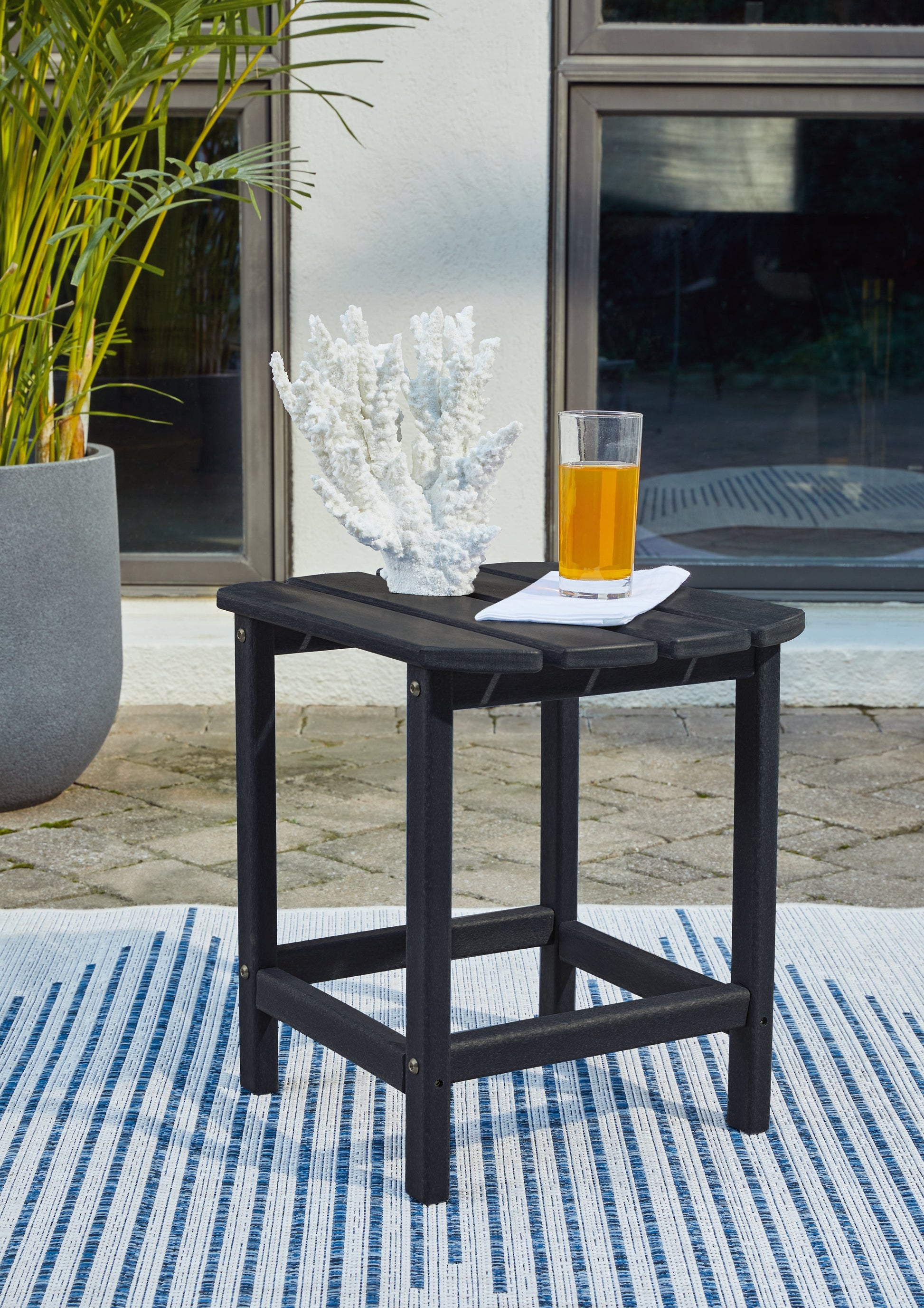Sundown Treasure Black End Table - P008-703 - Luna Furniture - Dallas Store