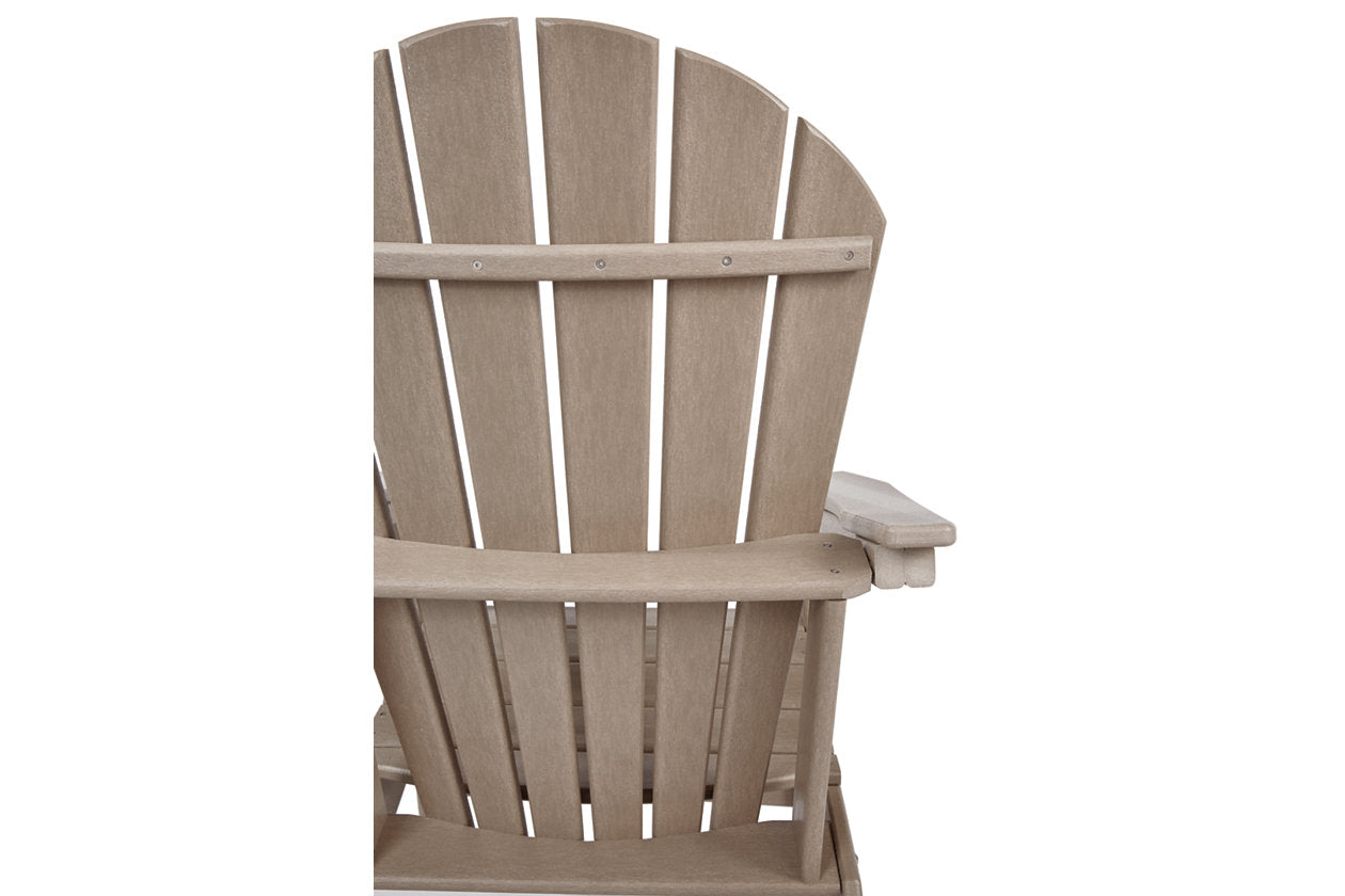 Sundown Treasure Grayish Brown Adirondack Chair - P014-898 - Luna Furniture - Dallas Store