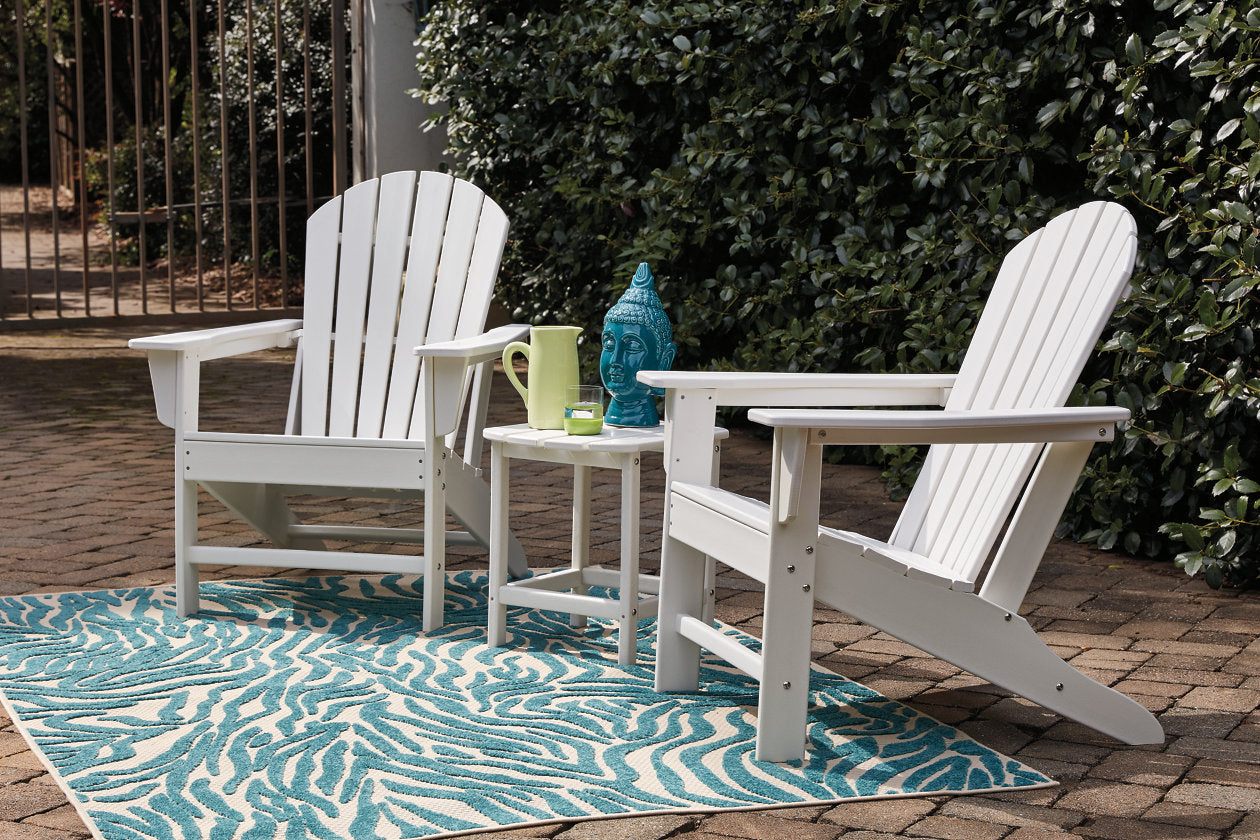 Sundown Treasure White Adirondack Chair - P011-898 - Luna Furniture - Dallas Store