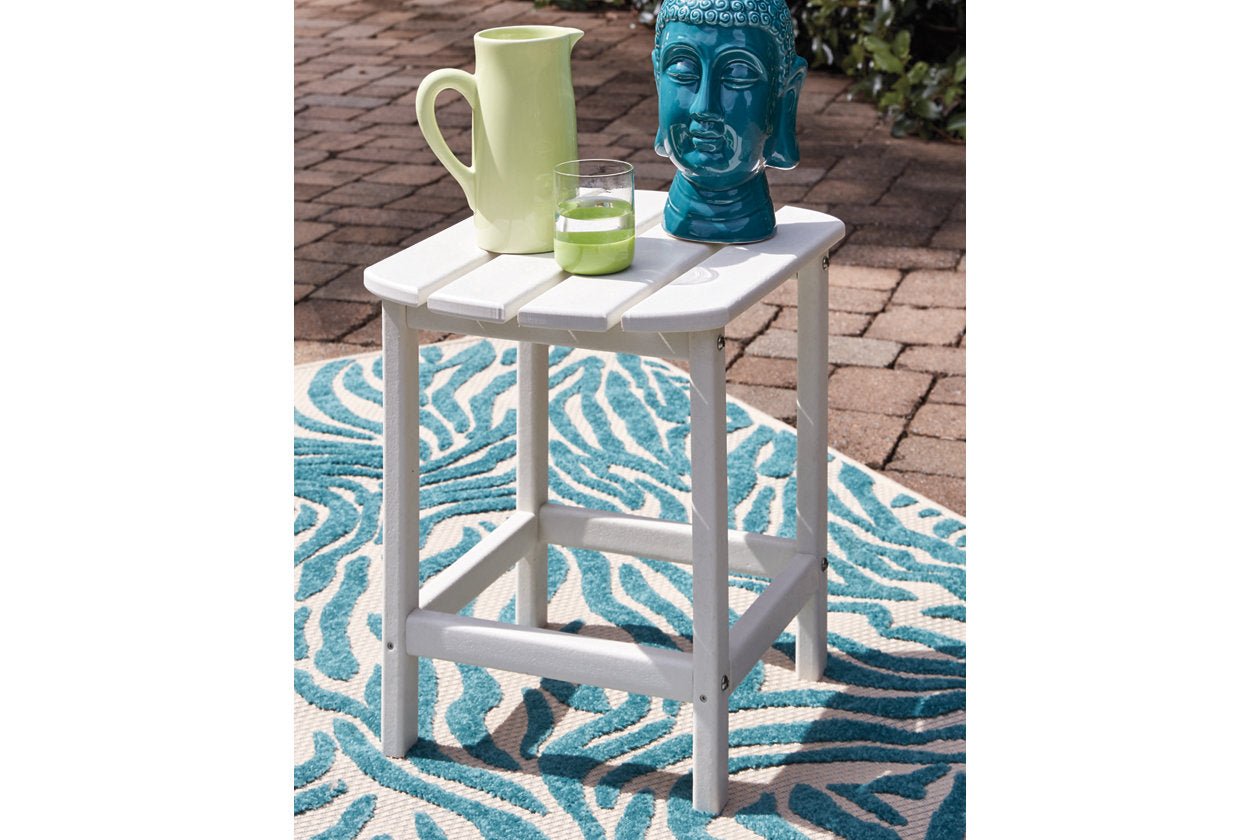 Sundown Treasure White End Table - P011-703 - Luna Furniture - Dallas Store