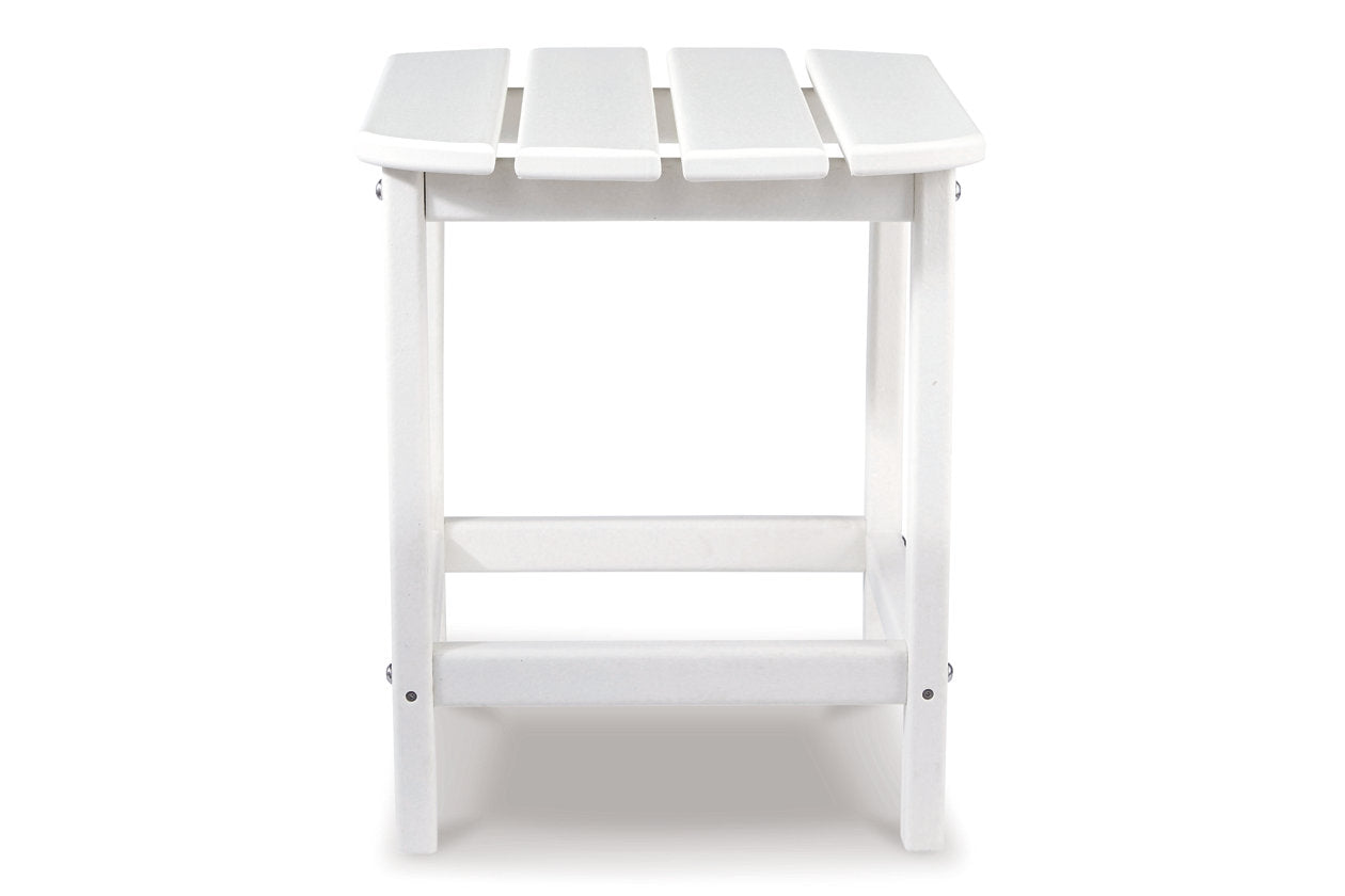 Sundown Treasure White End Table - P011-703 - Luna Furniture - Dallas Store