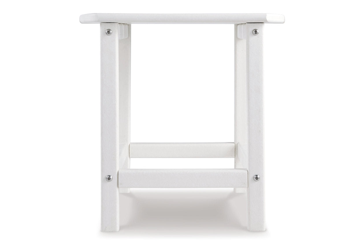 Sundown Treasure White End Table - P011-703 - Luna Furniture - Dallas Store