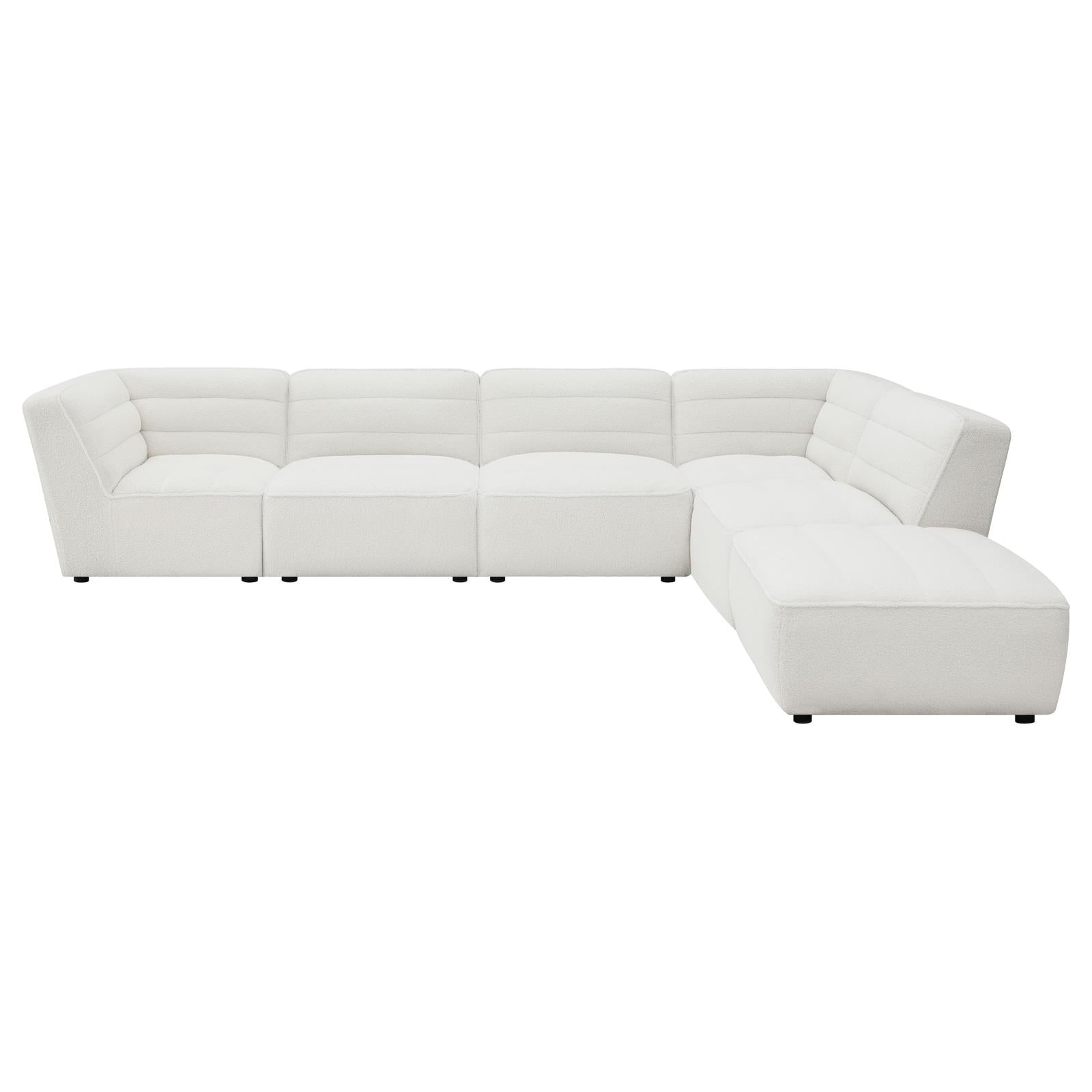 Sunny 6-Piece Upholstered Sectional Natural - 551621-SET - Luna Furniture - Dallas Store