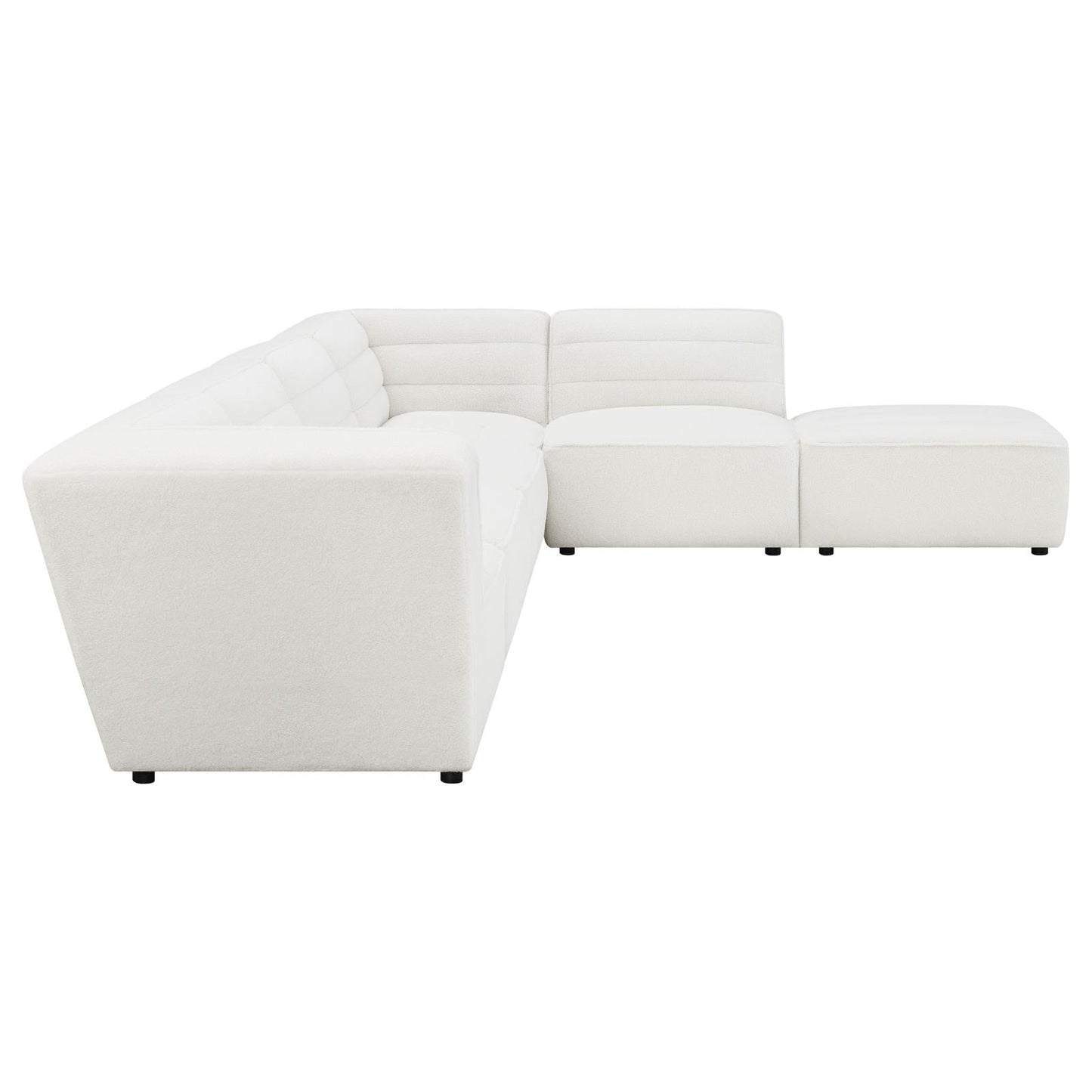 Sunny 6-Piece Upholstered Sectional Natural - 551621-SET - Luna Furniture - Dallas Store
