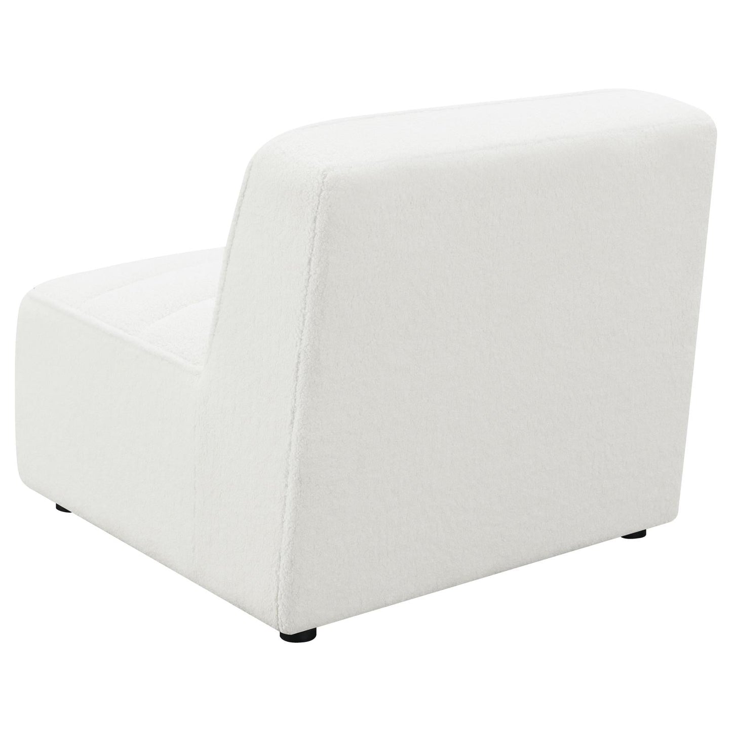 Sunny Natural Upholstered Armless Chair - 551621 - Luna Furniture - Dallas Store