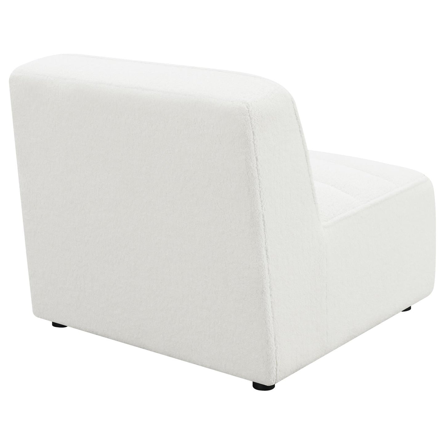 Sunny Natural Upholstered Armless Chair - 551621 - Luna Furniture - Dallas Store