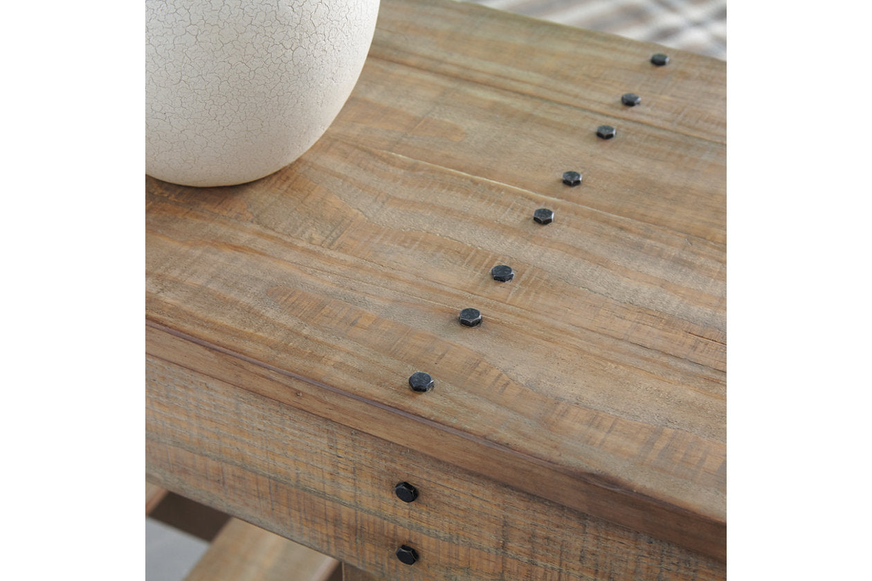 Susandeer Brown Sofa/Console Table - A4000219 - Luna Furniture - Dallas Store