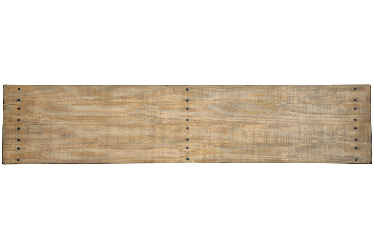 Susandeer Brown Sofa/Console Table - A4000219 - Luna Furniture - Dallas Store
