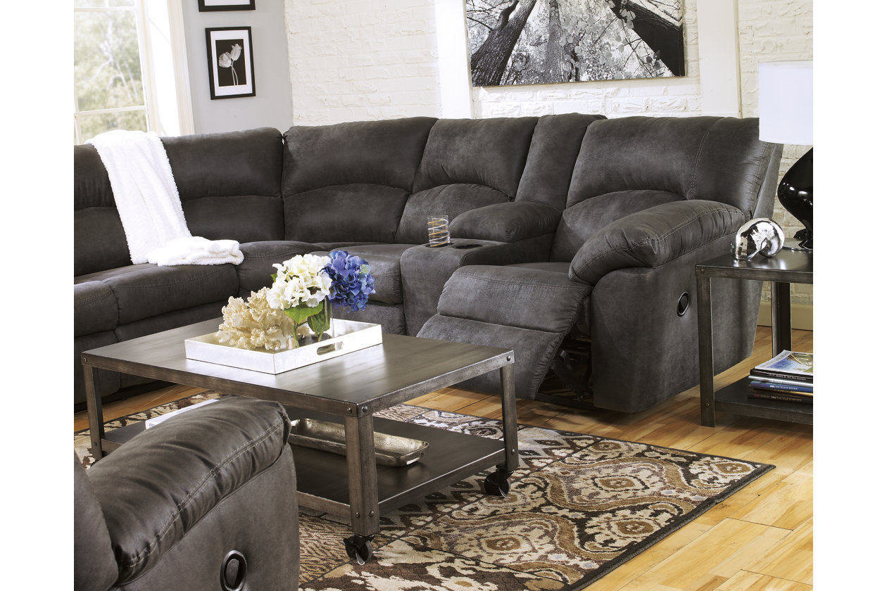 Tambo Pewter 2-Piece Reclining Sectional - SET | 2780148 | 2780149 - Luna Furniture - Dallas Store