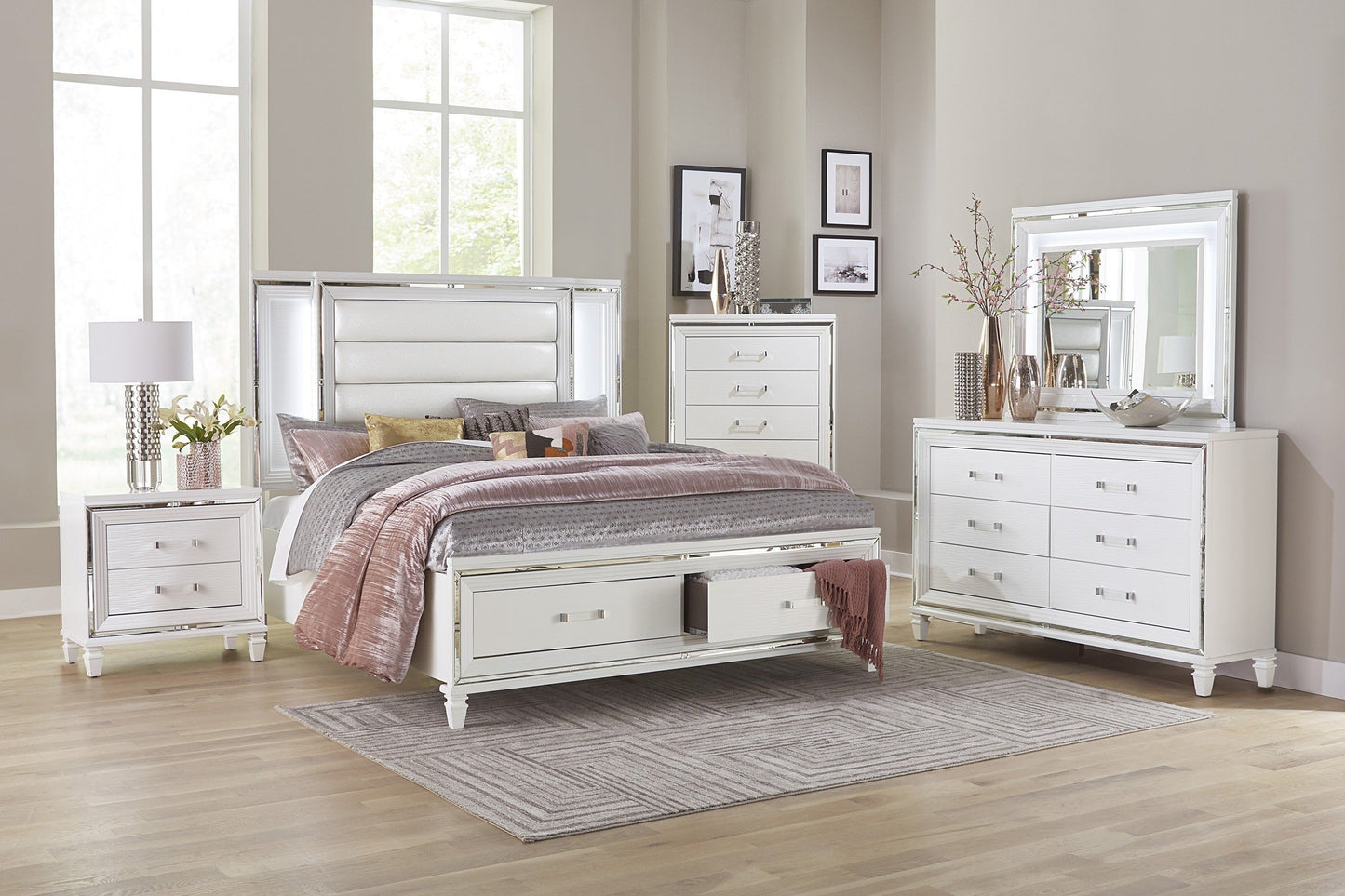 Tamsin White Chest - 1616W-9 - Luna Furniture - Dallas Store