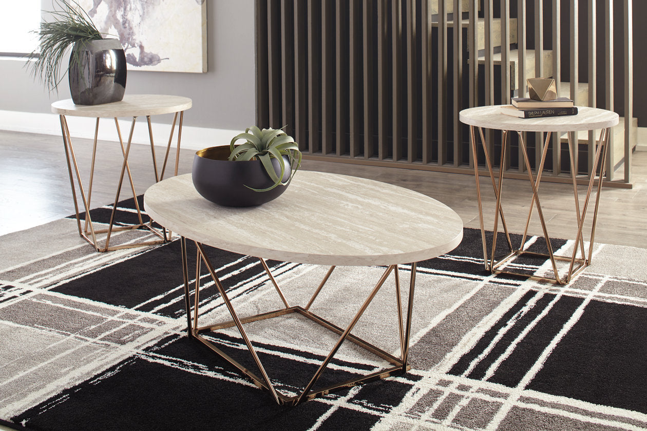 Tarica Two-tone Table, Set of 3 - T385-13 - Luna Furniture - Dallas Store