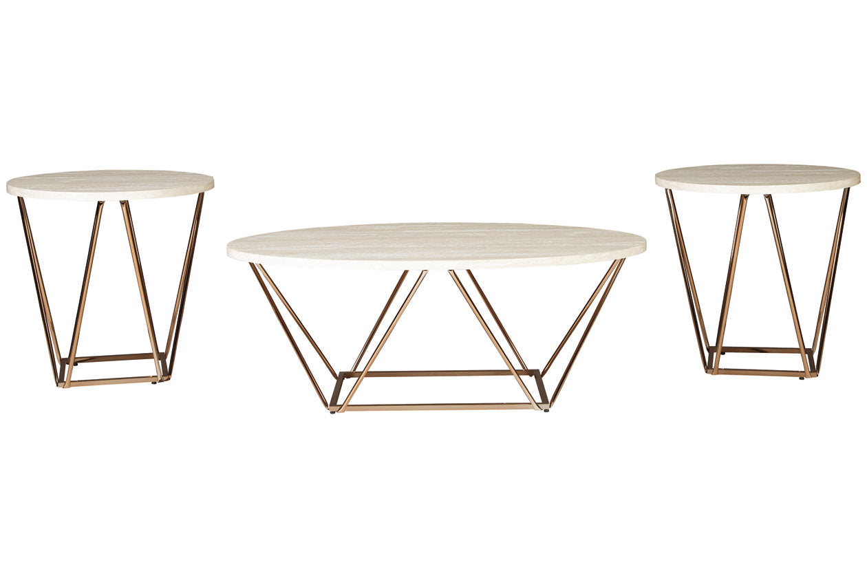 Tarica Two-tone Table, Set of 3 - T385-13 - Luna Furniture - Dallas Store