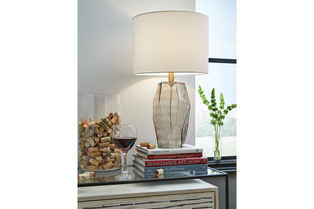 Taylow Gray Table Lamp - L430794 - Luna Furniture - Dallas Store