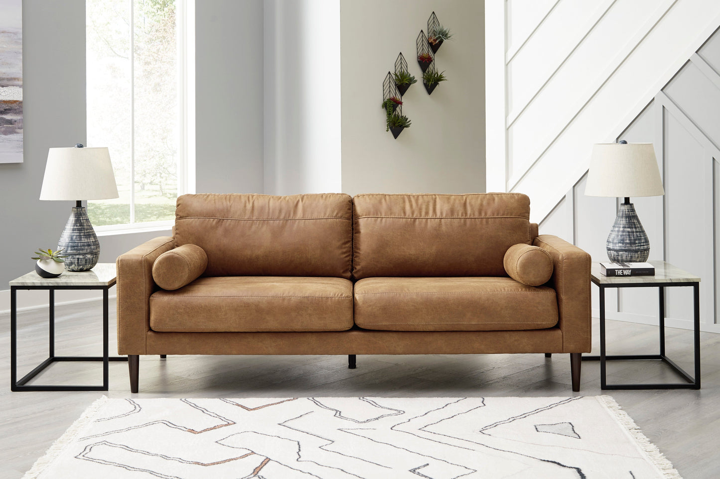 Telora Caramel Living Room Set - SET | 4100238 | 4100235 - Luna Furniture - Dallas Store