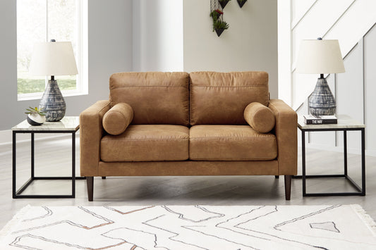 Telora Caramel Loveseat - 4100235 - Luna Furniture - Dallas Store