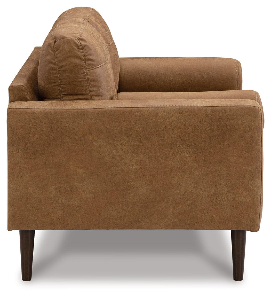 Telora Caramel Loveseat - 4100235 - Luna Furniture - Dallas Store