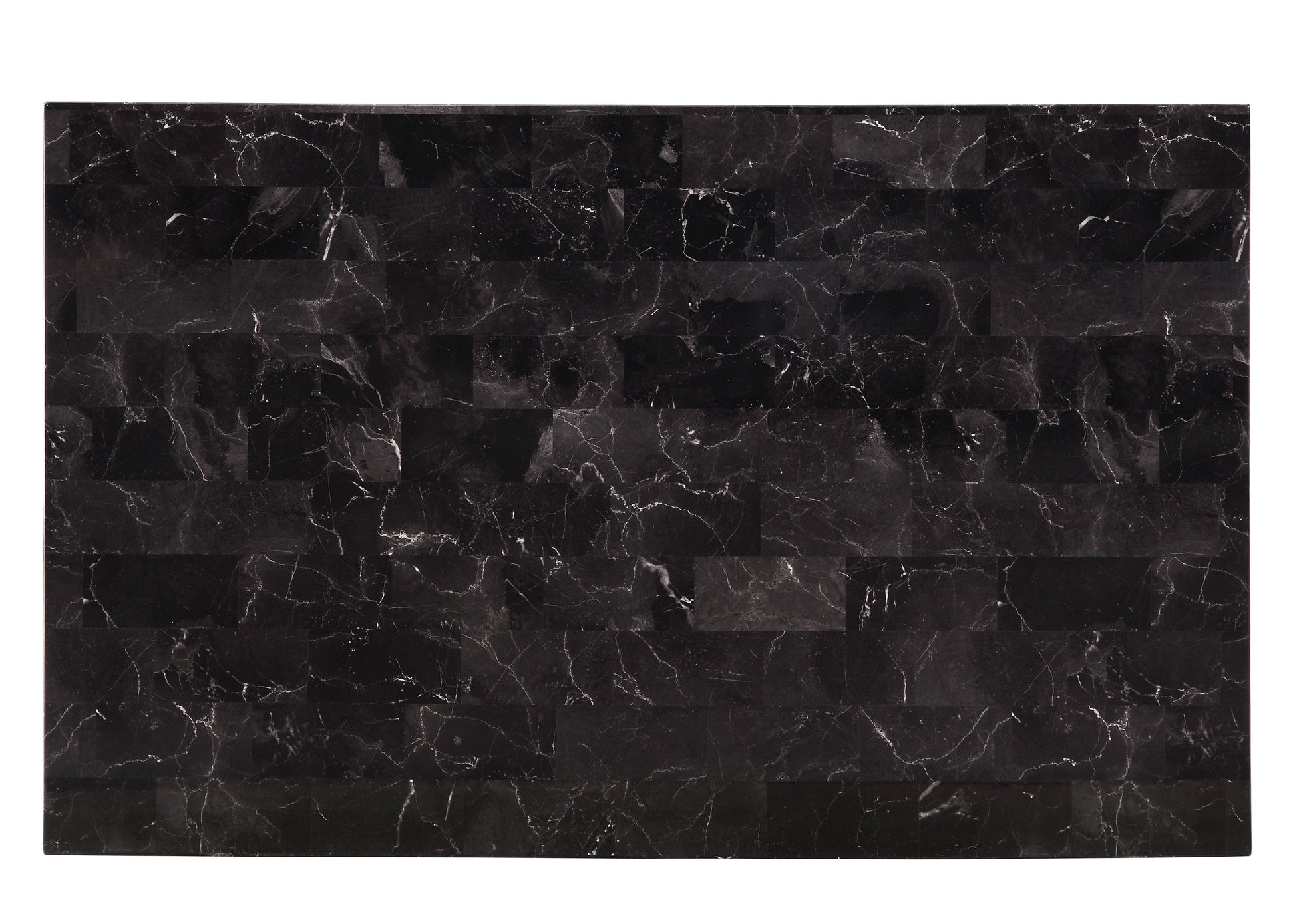 Tempe Black Marble-Top Dining Set - SET | 2601BK-48 | 2601BK-S1 - Luna Furniture - Dallas Store