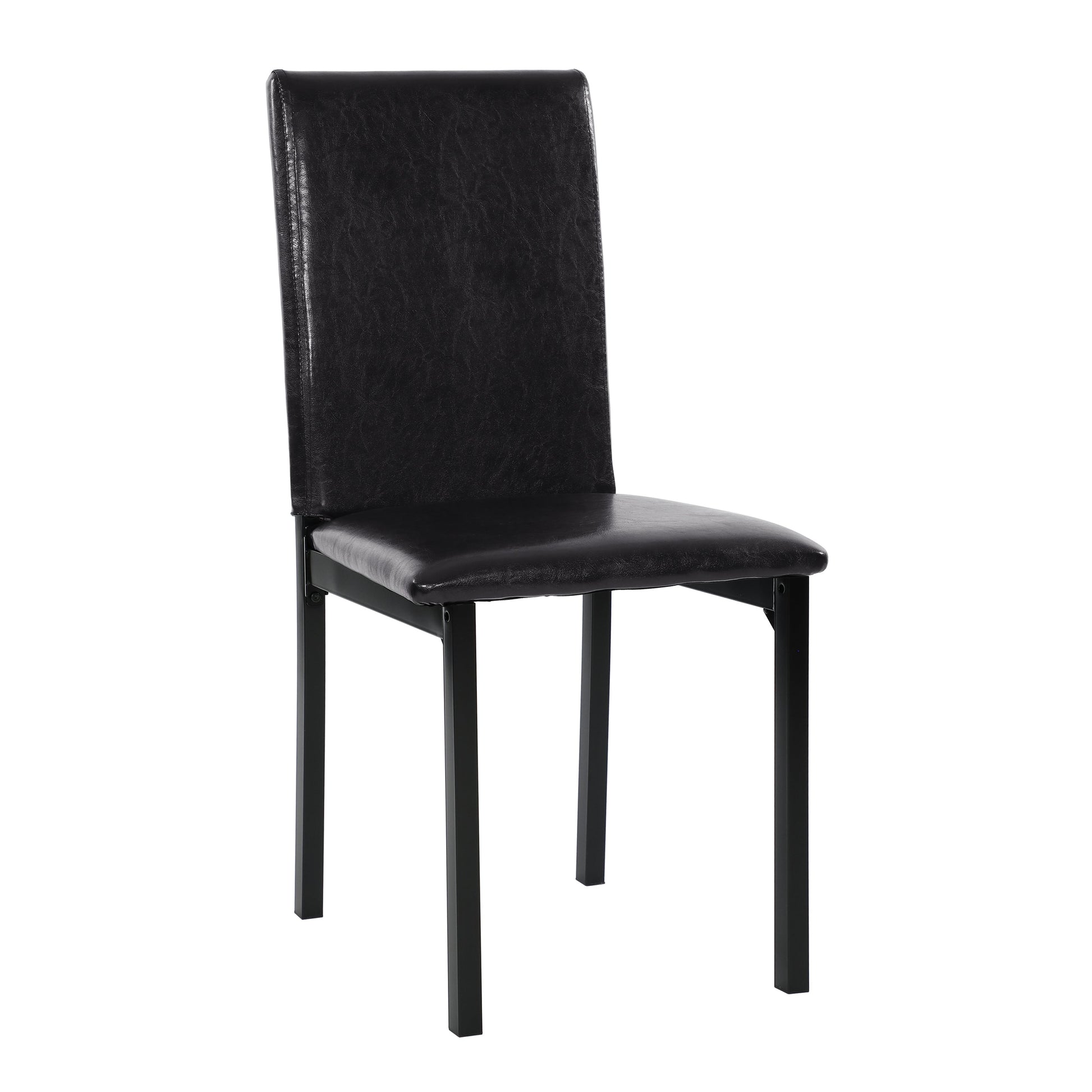 Tempe Brown/Black Marble-Top Dining Set - SET | 2601-48 | 2601S - Luna Furniture - Dallas Store