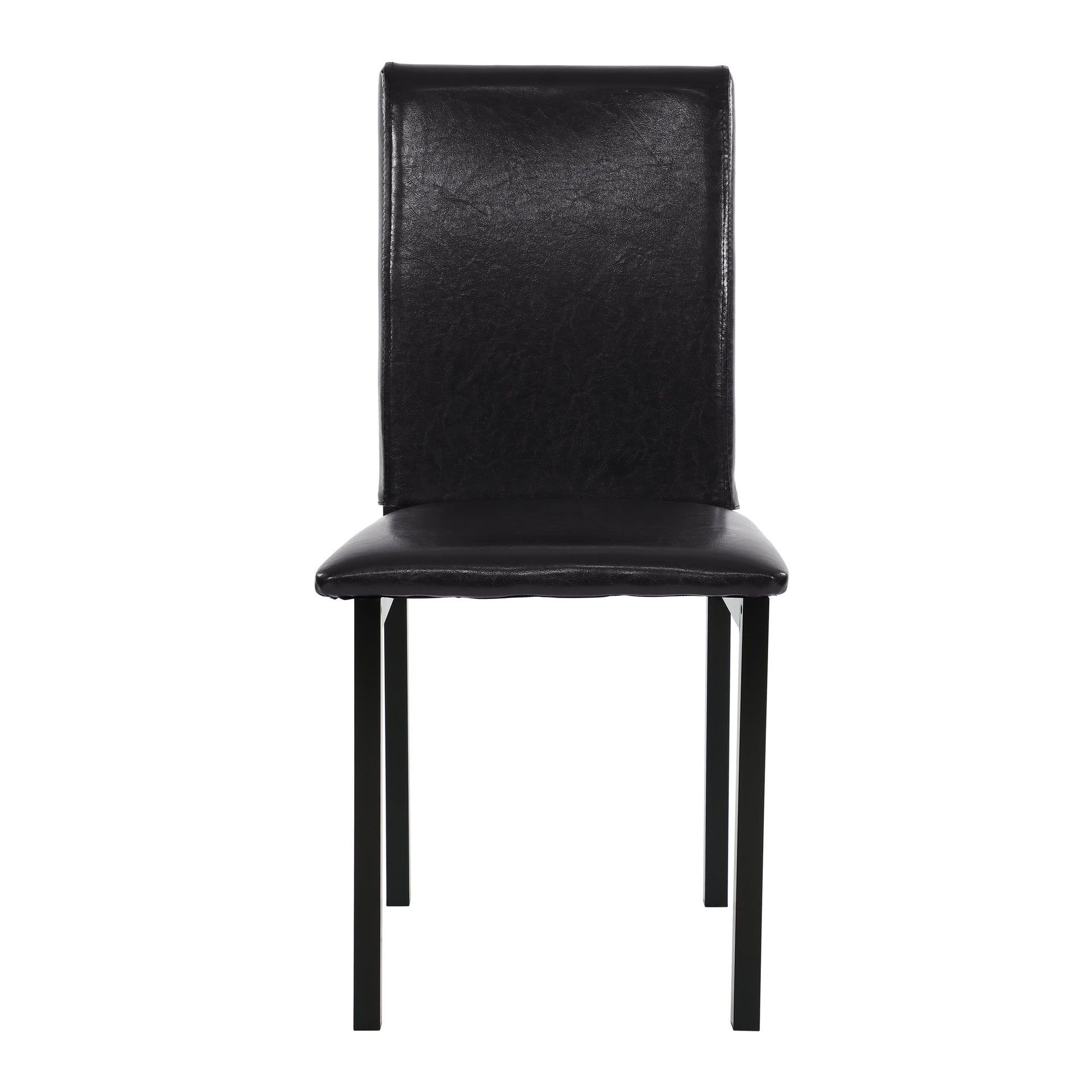 Tempe Brown/Black Marble-Top Dining Set - SET | 2601-48 | 2601S - Luna Furniture - Dallas Store
