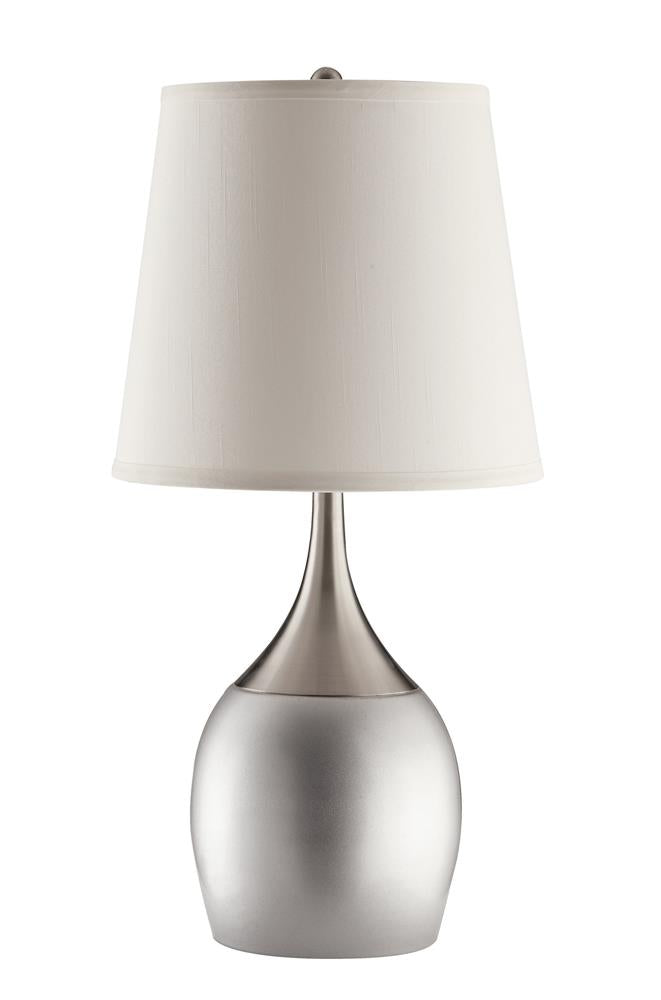 Tenya Empire Shade Table Lamps Silver/Chrome (Set of 2) - 901471 - Luna Furniture - Dallas Store