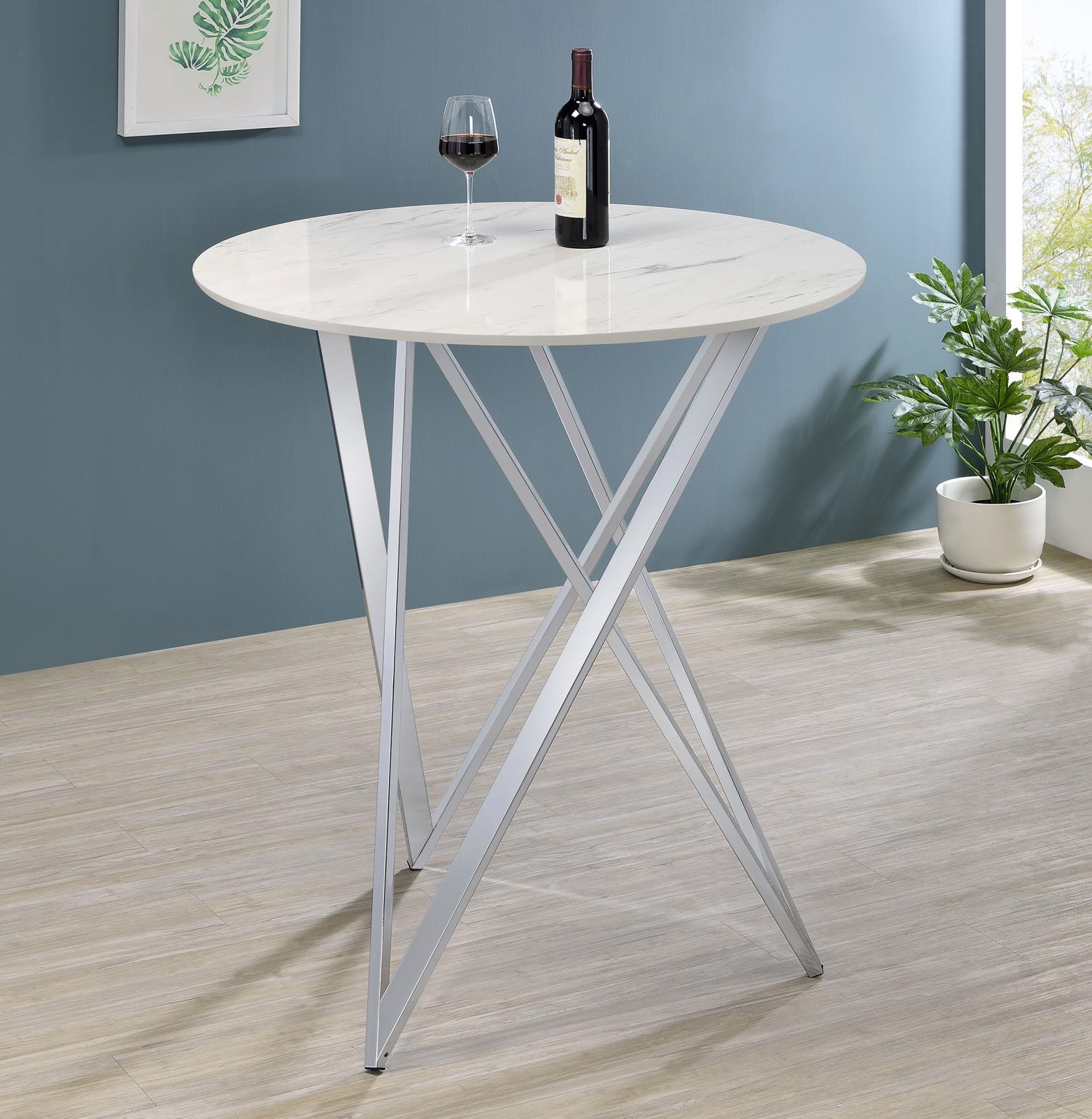 Terrell Brass 2-Tier Mirrored Serving Cart - 183526 - Luna Furniture - Dallas Store