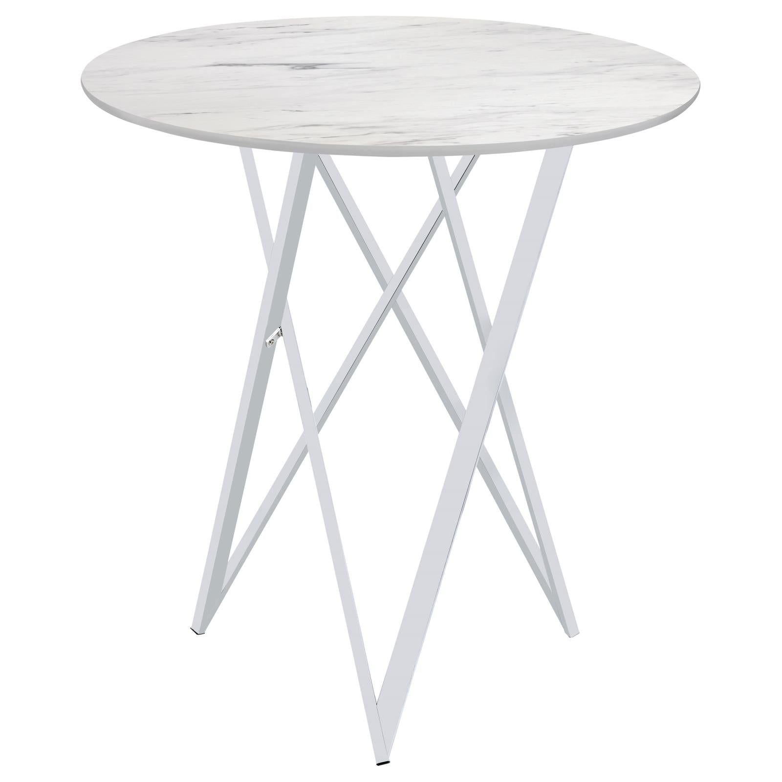 Terrell Brass 2-Tier Mirrored Serving Cart - 183526 - Luna Furniture - Dallas Store