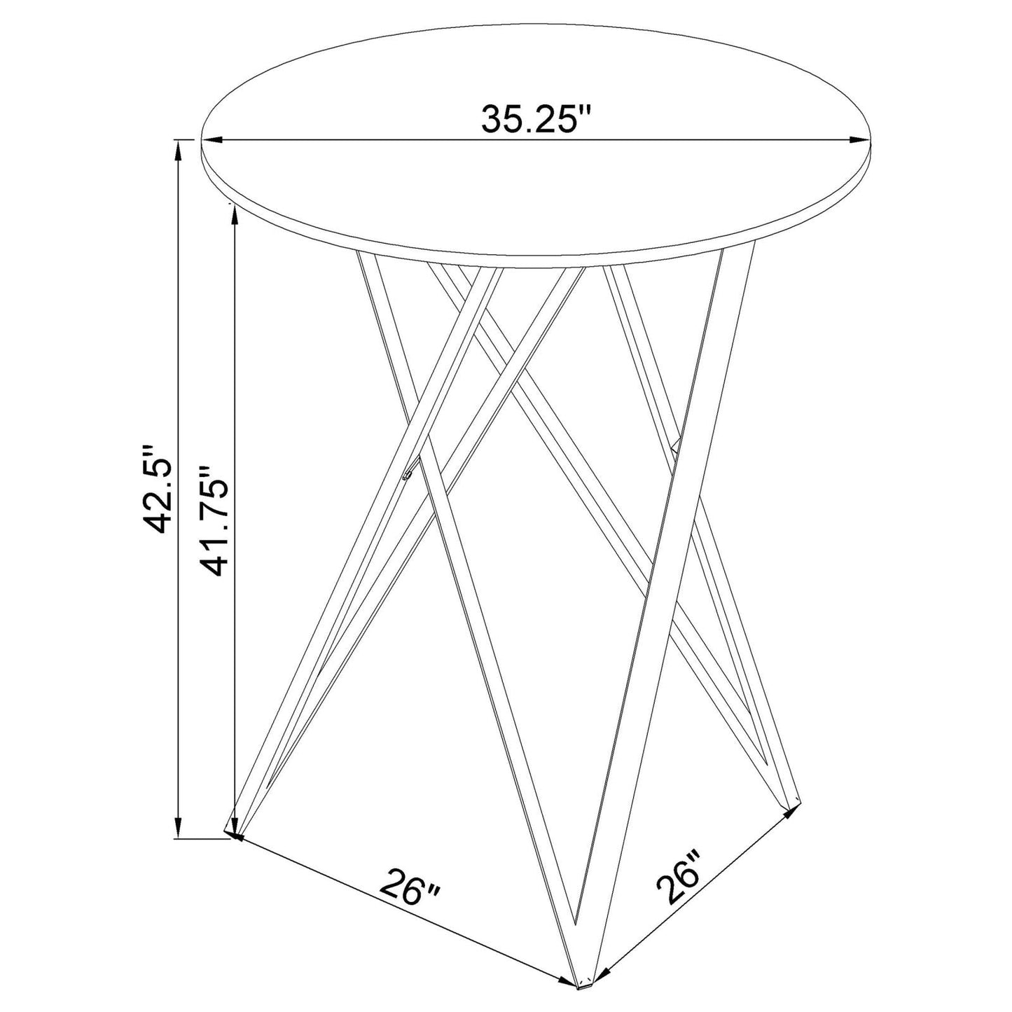 Terrell Brass 2-Tier Mirrored Serving Cart - 183526 - Luna Furniture - Dallas Store