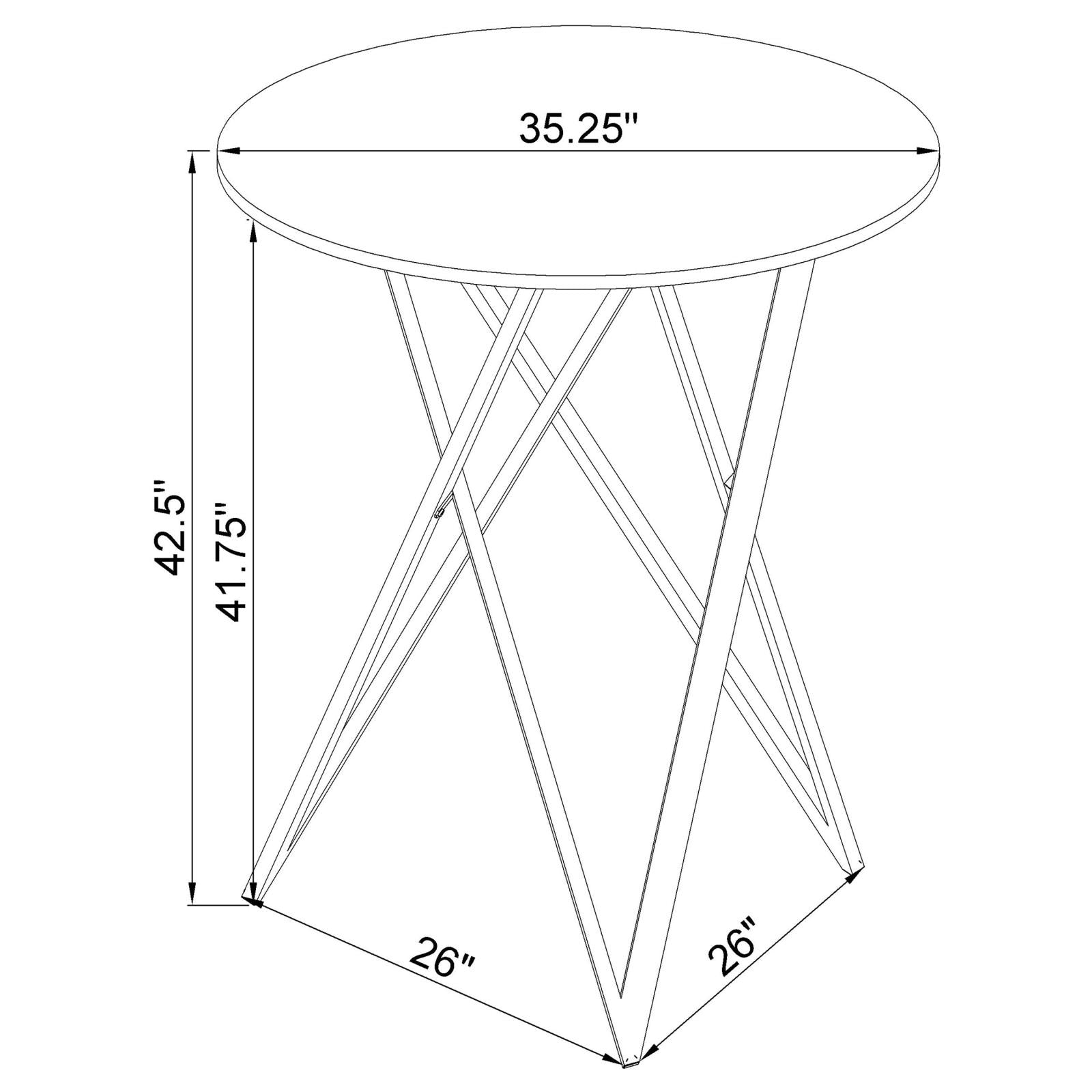 Terrell Brass 2-Tier Mirrored Serving Cart - 183526 - Luna Furniture - Dallas Store