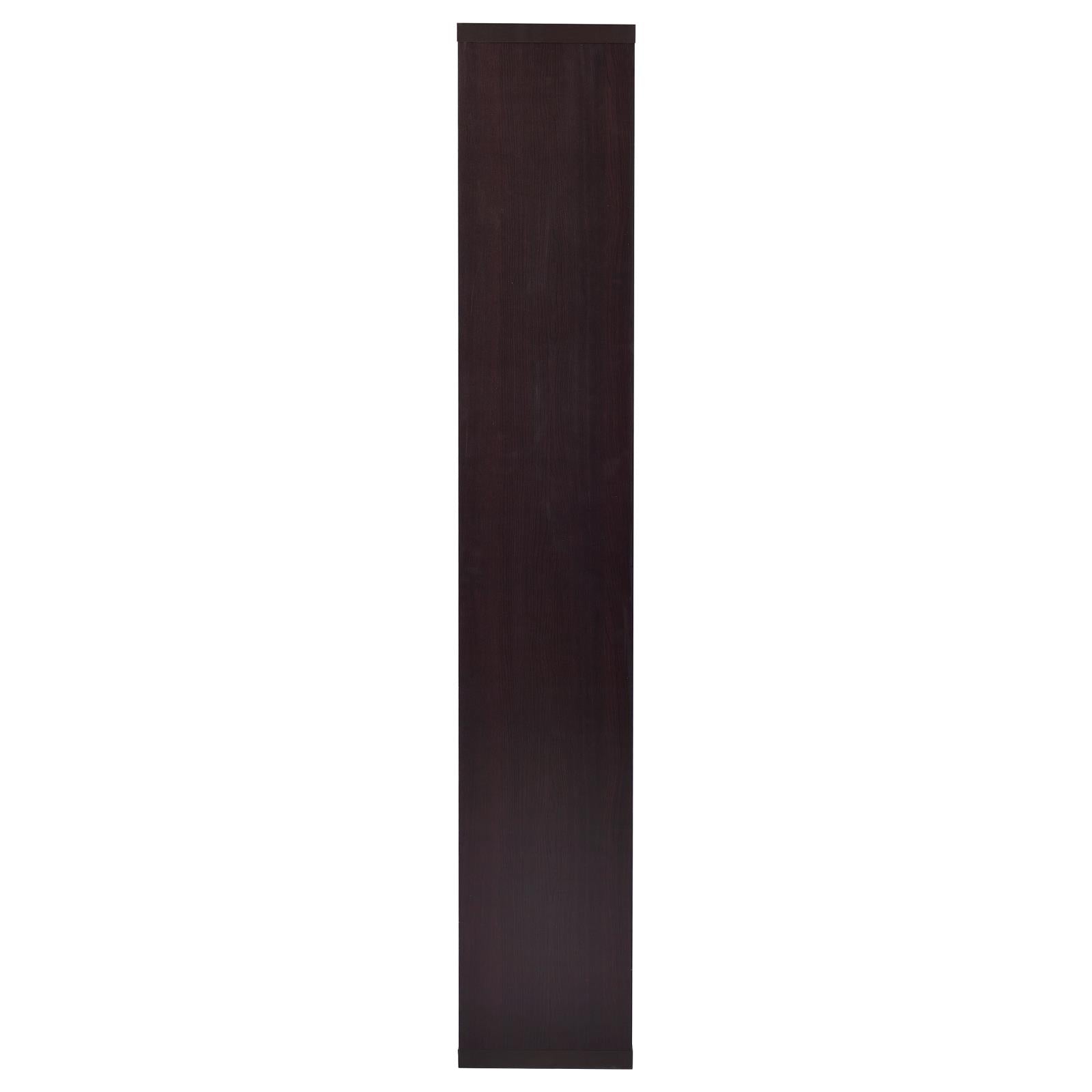 Theo Cappuccino 10-Shelf Bookcase - 800264 - Luna Furniture - Dallas Store