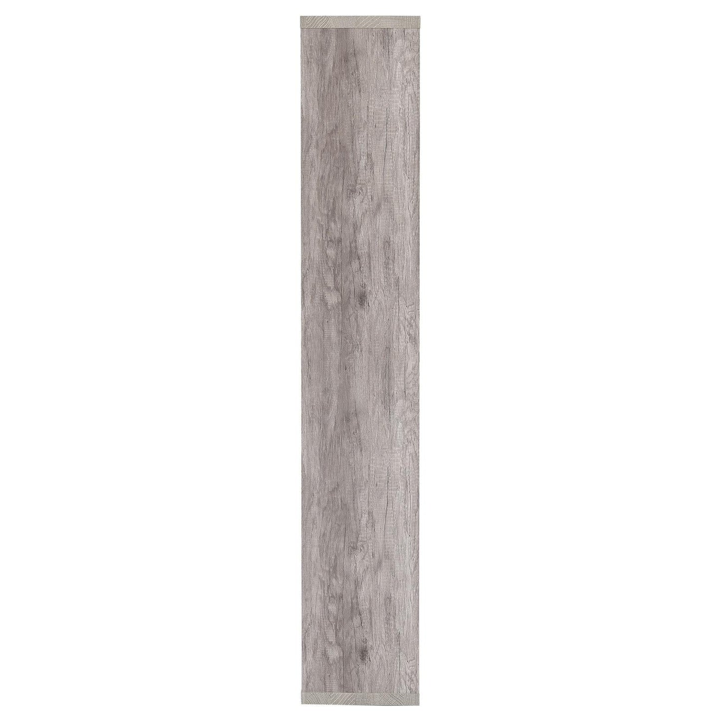 Theo Gray Driftwood 10-Shelf Bookcase - 801137 - Luna Furniture - Dallas Store