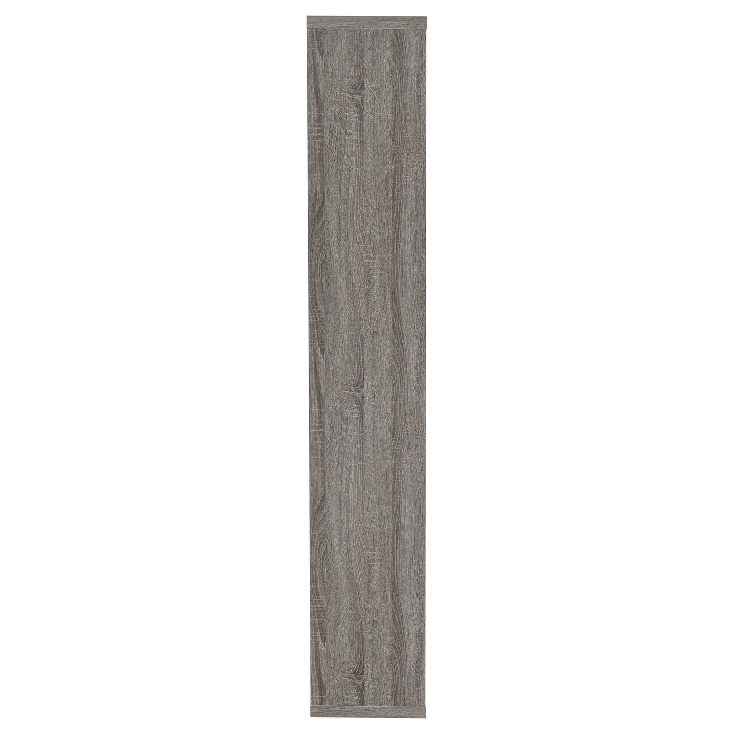 Theo Weathered Gray 10-Shelf Bookcase - 800510 - Luna Furniture - Dallas Store