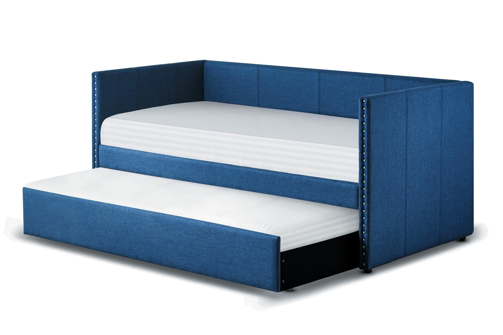Therese Blue Daybed with Trundle - SET | 4969BU-A | 4969BU-B - Luna Furniture - Dallas Store