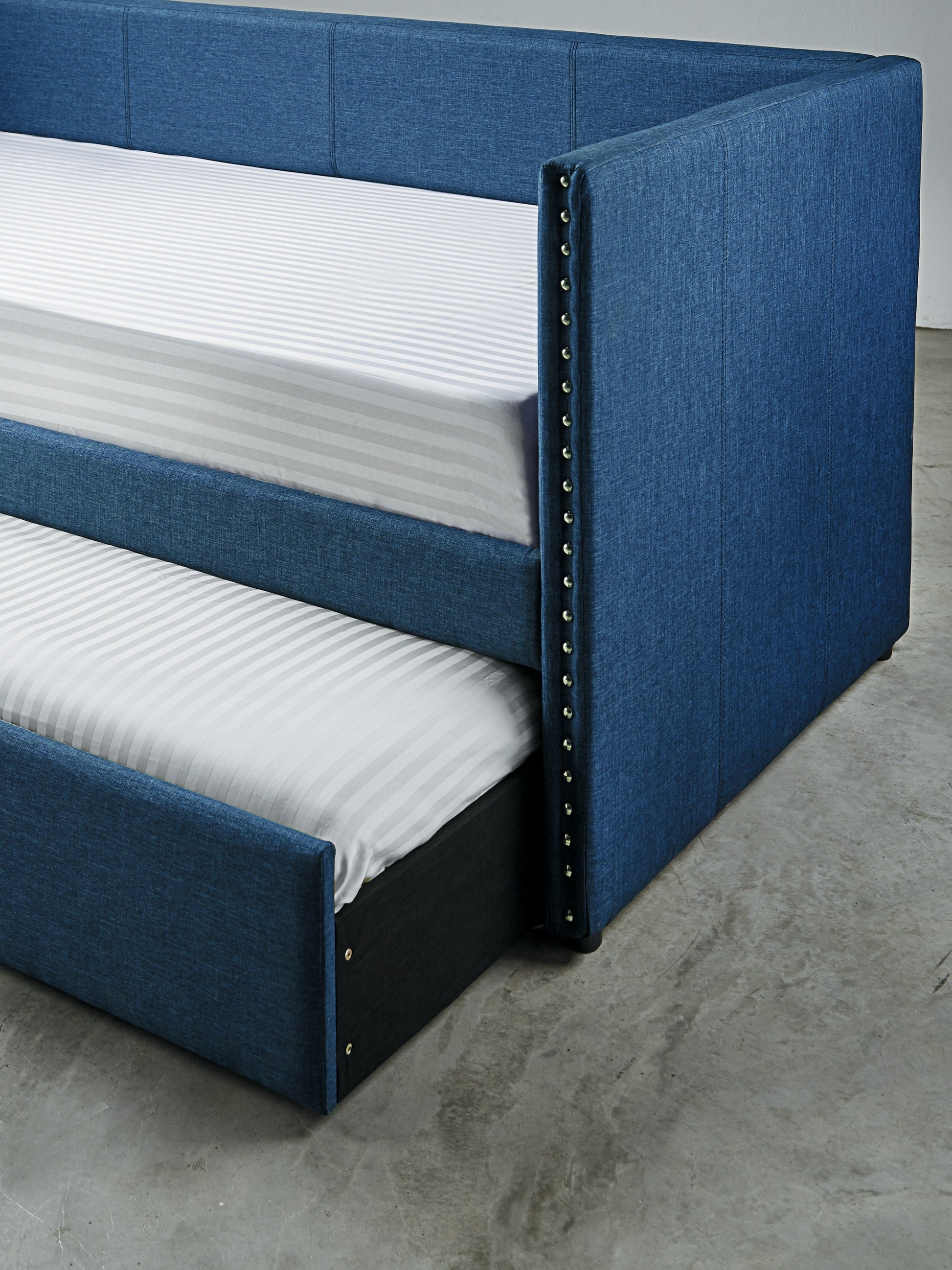 Therese Blue Daybed with Trundle - SET | 4969BU-A | 4969BU-B - Luna Furniture - Dallas Store