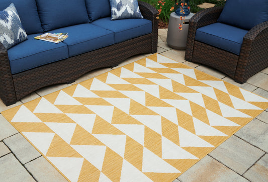 Thomley Ivory/Yellow 8' x 10' Rug - R900061 - Luna Furniture - Dallas Store