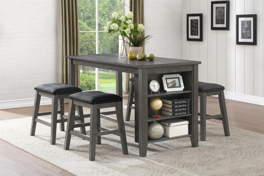 Timbre Gray Counter Height Set - SET | 5603-36 | 5603-24(2) - Luna Furniture - Dallas Store