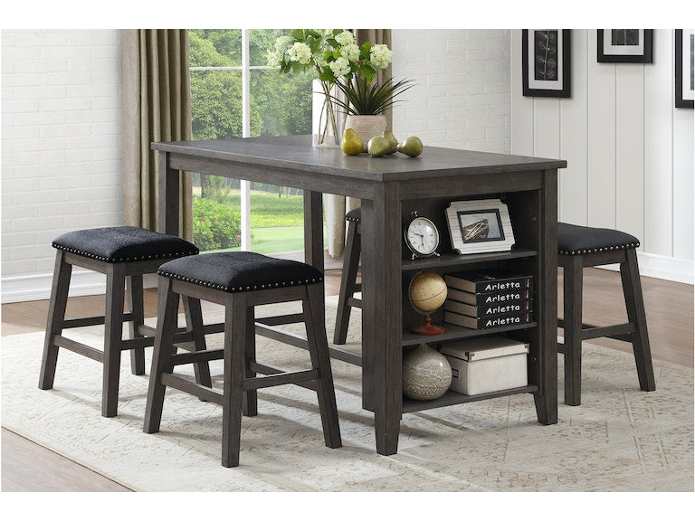 Timbre Gray Counter Height Table - 5603-36 - Luna Furniture - Dallas Store