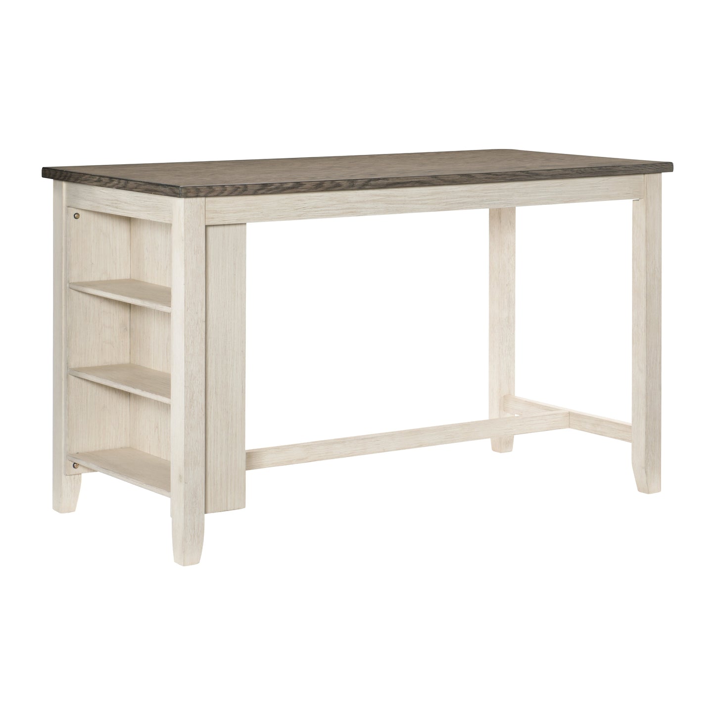Timbre Whitewash Counter Height Set - SET | 5603WW-36 | 5603WW-24(3) - Luna Furniture - Dallas Store