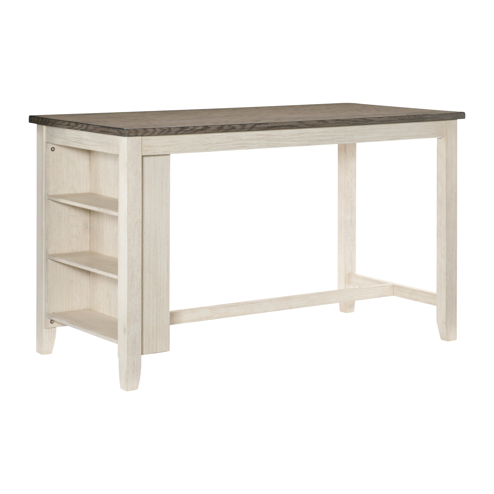 Timbre Whitewash Counter Height Set - SET | 5603WW-36 | 5603WW-24(3) - Luna Furniture - Dallas Store