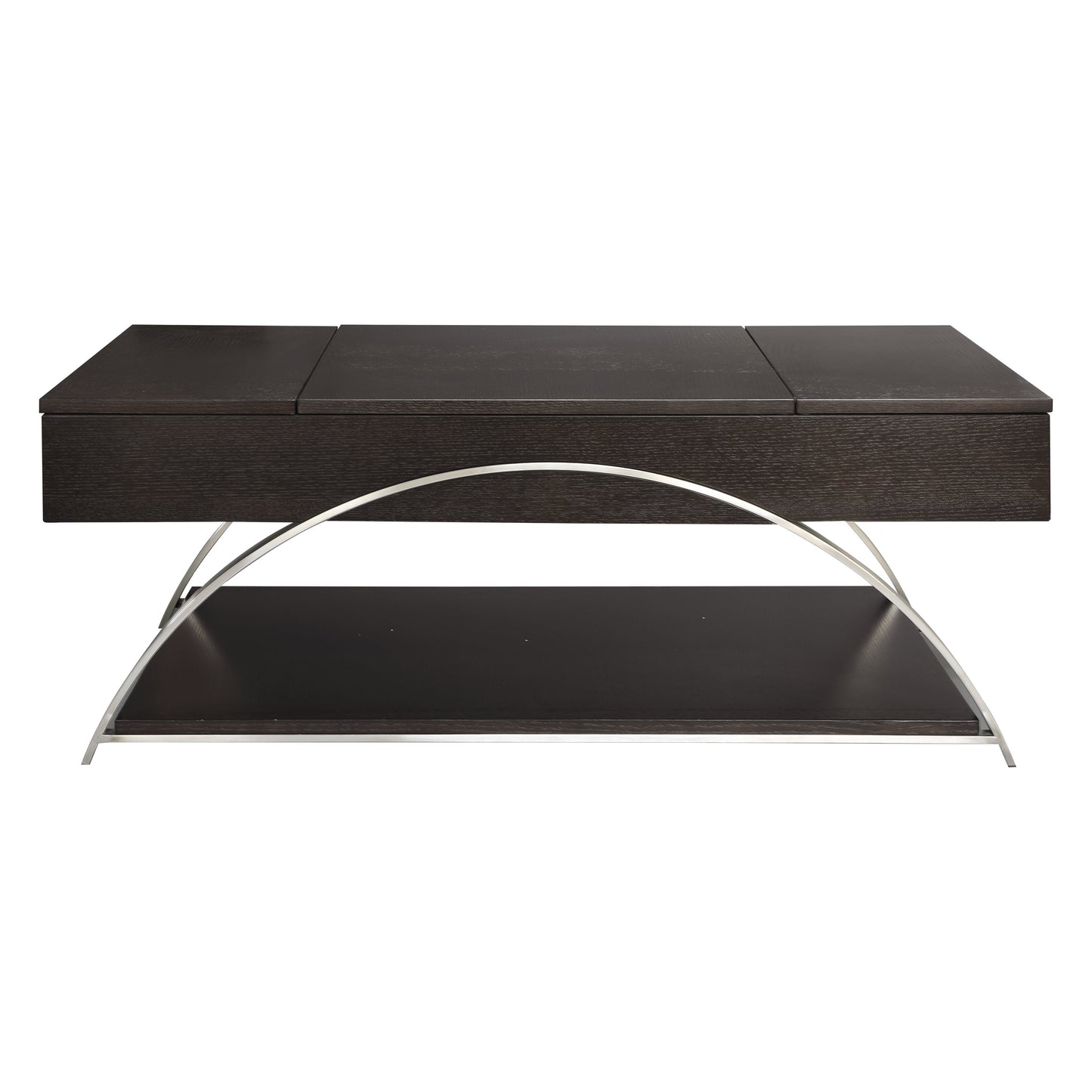 Tioga Espresso/Chrome Lift Top Cocktail Table - 3533RF-30 - Luna Furniture - Dallas Store